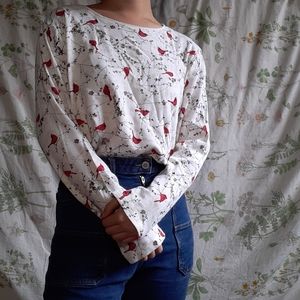 Vintage Bird Sweater